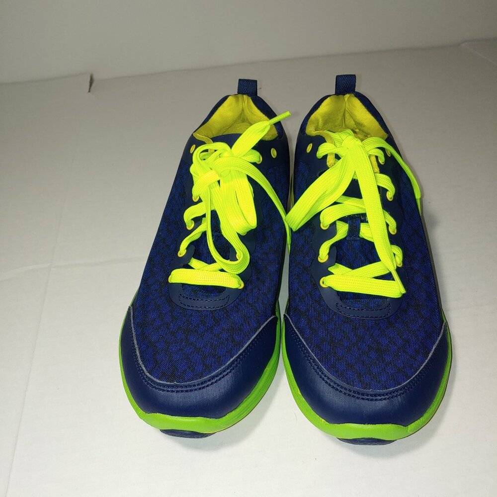 Vionic Python 335/VS025 Navy Blue and Yellow Athletic Sneakers Size 11 - Picture 3 of 7